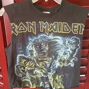 Iron Maiden crop top t shirt